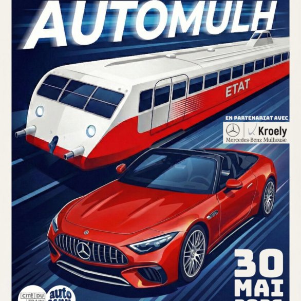 Exposition AutoMülh à la Cité du Train