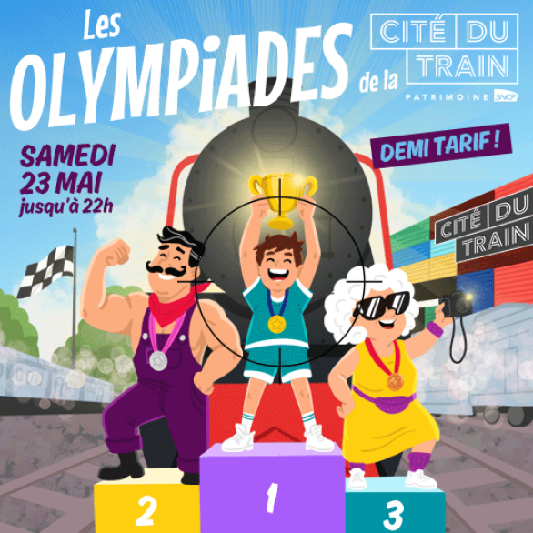 Olympiades de la Cité du Train pour la Nuit des musées