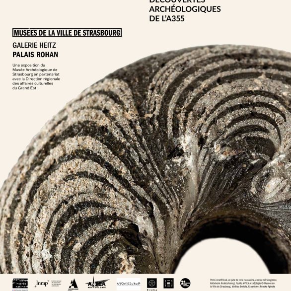 Bracelet. Alliage cuivreux. Premier âge du fer. Kolbsheim. Fouille Antea. Photo : M. Bertola / Musées de Strasbourg Bracelet. Alliage cuivreux. Premier âge du fer. Kolbsheim. Fouille Antea. Photo : M. Bertola / Musées de Strasbourg