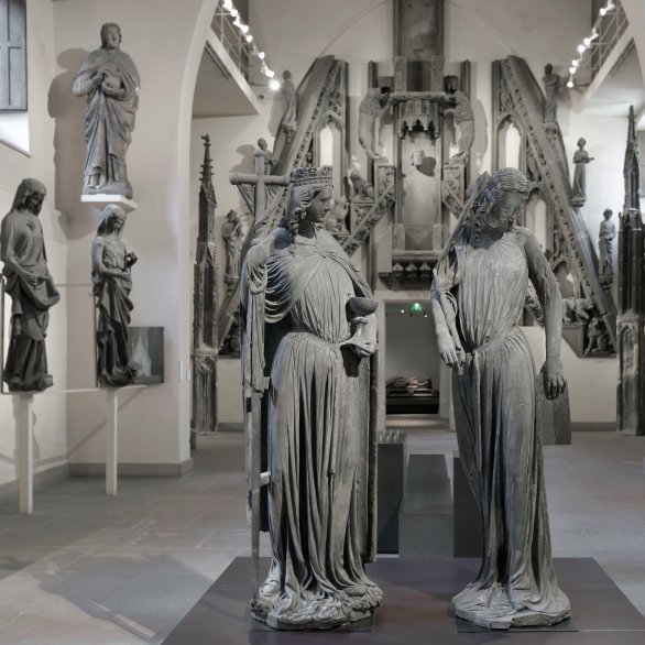 Crédit photo : Musées de la Ville de Strasbourg / M. Bertola Musée de l’OEuvre Notre-Dame. Salle des sculptures gothiques de la cathédrale de Strasbourg, XIIIe siècle