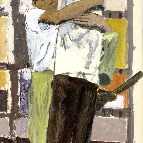 Robert Weaver, dessin pour Fortune magazine, 1960. Strasbourg, Musée Tomi Ungerer – Centre international de l’Illustration. Photo : Musées de Strasbourg