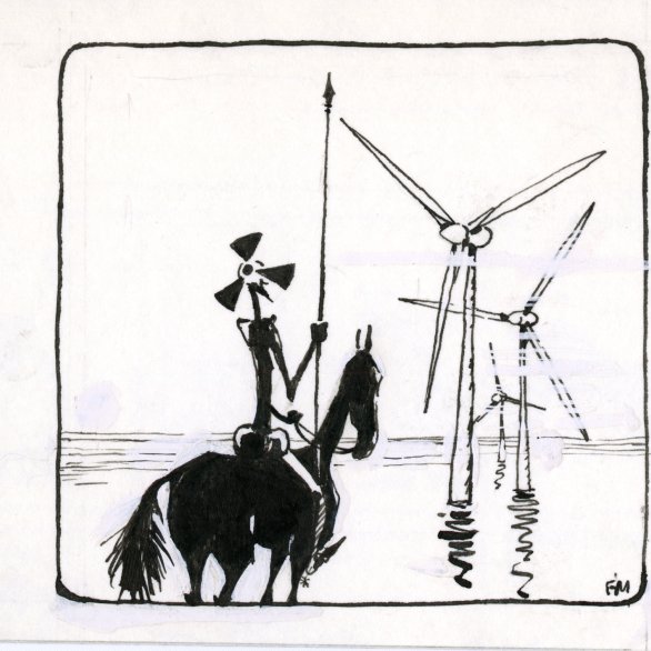 F’murrr, sans titre, 2011. Encre noire sur verso d'épreuve imprimée du "Génie des Alpages" 12,9 x 14,5 cm © succession F’murrr. Photo Musées de la Ville de Strasbourg Musée Tomi Ungerer – Centre international de l’Illustration