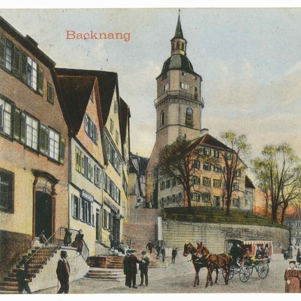 Backnang - Marktplatz, 1905