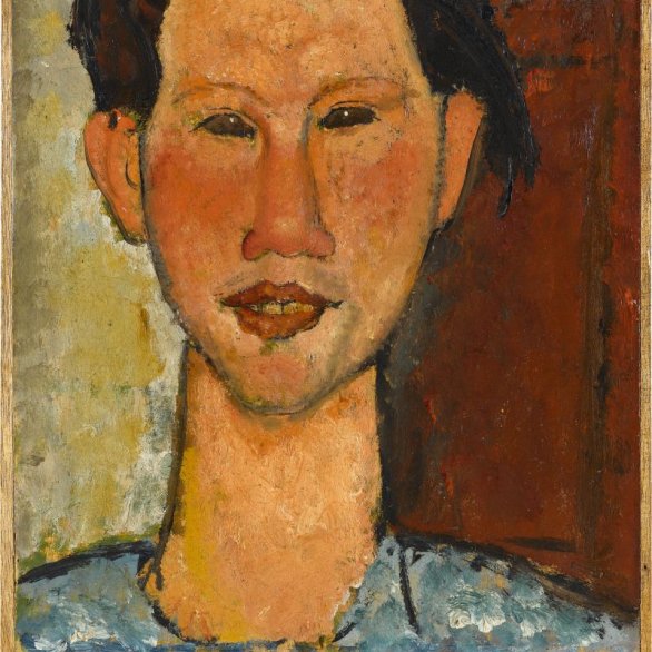 Amedeo Modigliani, Bildnis Chaim Soutine (Portrait de Chaim Soutine), 1915, Staatsgalerie Stuttgart