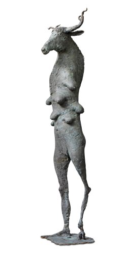Karl Ulrich Nuss, Artemis, 2021, Bronze, H 175 cm. © Künstler, Foto: Gottfried Heubach.