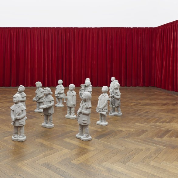 Diego Marcon, La Banda di Crugnola, 2023, Installationsansicht, in: Diego Marcon, Have You Checked the Children, Kunsthalle Basel, 2023, Foto: Philipp Hänger / Kunsthalle Basel