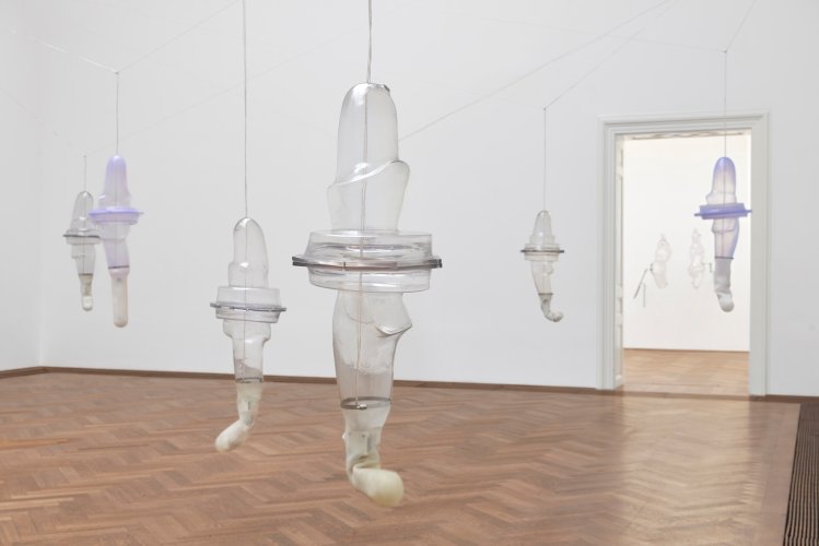 Ausstellungsansicht, Berenice Olmedo, «Hic et Nunc», Kunsthalle Basel, 2022. Foto: Philipp Hänger / Kunsthalle Basel