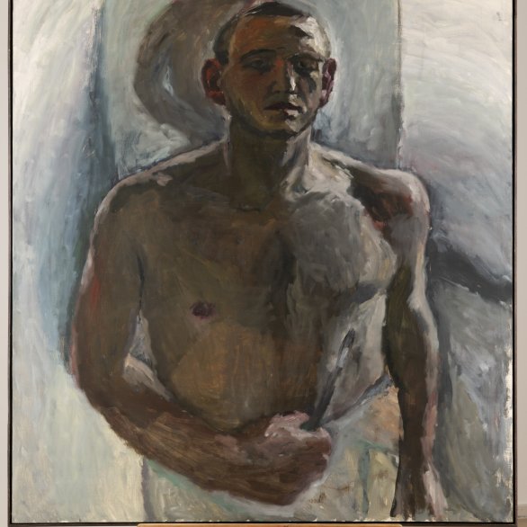 Uwe Droemer. Adonis/Selbstportrait, um 1987