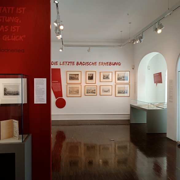 Exponate und Bilder der Revolutionsausstellung