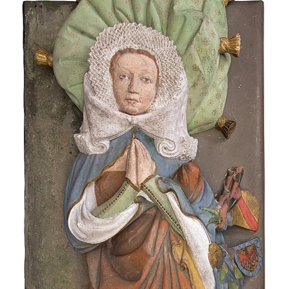 Spätgotisches Grabdenkmal Annas von Freiburg-Neuenburg in der Röttler Kirche