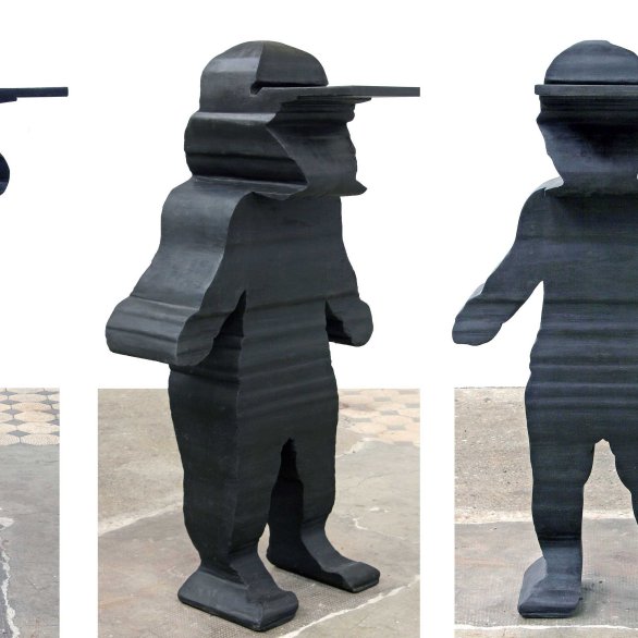 Matthias Dämpfle, Schütze/Junge, Beton, 2020. © M. Dämpfle