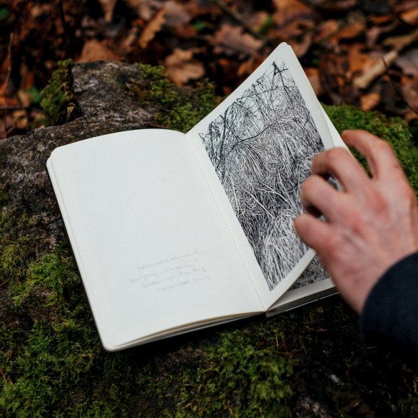 Skizzenbuch von Emmanuel Henninger, 'Urwald von morgen', Foto: O. Kramer