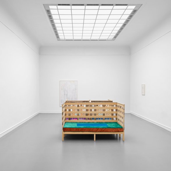 Ausstellungsansicht im sechsten Raum der Staatlichen Kunsthalle Baden-Baden