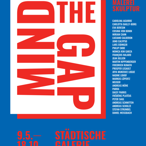 Grafik zur Ausstellung "Mind the Gap"