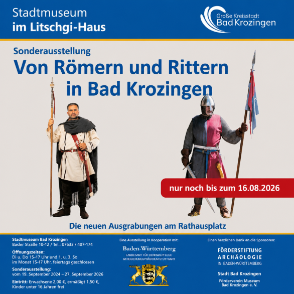 Ausstellung von "Römern & Rittern in Bad Krozingen" verlängert