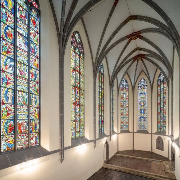 Die berühmten Glasfenster im Kloster Königsfelden