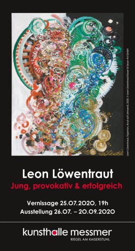 Leon Löwentraut: Hyperion, Acryl auf Leinwand, 2020 © Leon Löwentraut/Geuer & Geuer Art GmbH