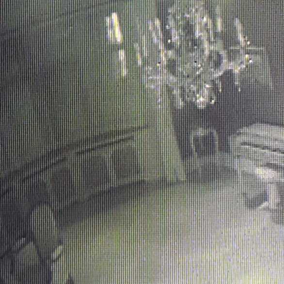 Nachtaufnahme des Grünen Salons im Museum Langmatt