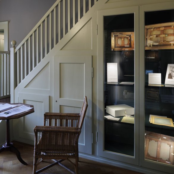 Ausstellungsansicht «Schaufenster Archiv – Provenienzforschung», 2026, Museum Langmatt, Baden
