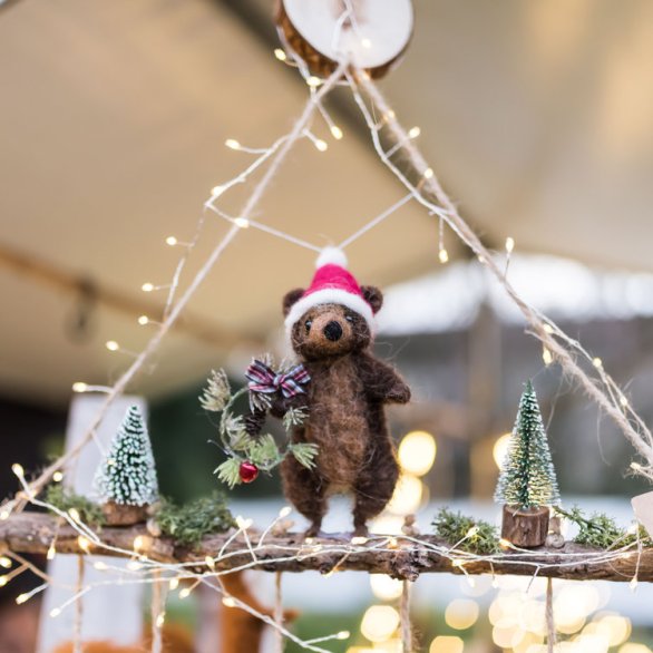 Handgefertigten Produkte am Winter Wonderland im Park der Langmatt