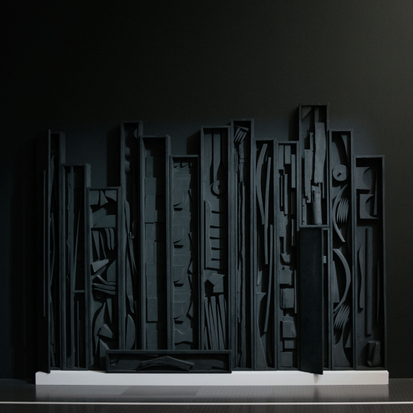 Louise Nevelson, Tropical Garden II [Jardin tropical 2], 1957 © ADAGP, Paris 2025 © Centre Pompidou-Metz / Photo : Jacqueline Trichard / 2018