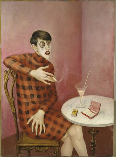 Porträt von Otto Dix der Journalistin Sylvia von Harden