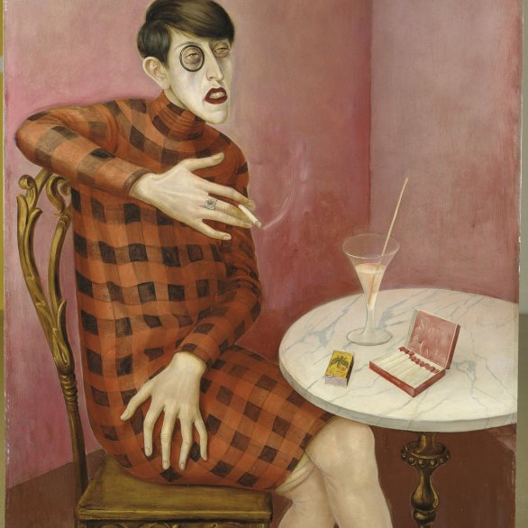 Porträt von Otto Dix der Journalistin Sylvia von Harden