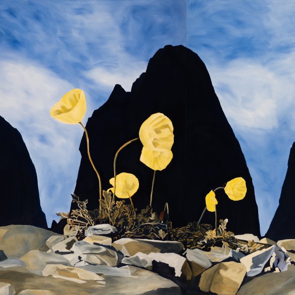 Anne Loch, ohne Titel (AL 235), 1987, Acryl auf Nessel, 280 × 370 cm (2-teilig), Nachlass Anne Loch  © Nachlass Anne Loch, Bern