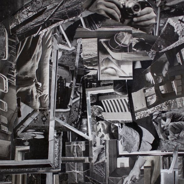 Sabine Hertig (*1982) Untitled, 2025 Analoge Collage auf Papier 28 x 18 cm Courtesy die Künstlerin