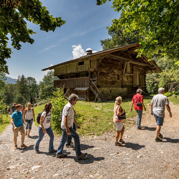 Gruppenführung im Freilichtmuseum Ballenberg