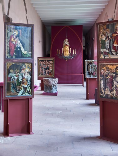 Blick in die Mittelalter-Abteilung Mainzer Dommuseum