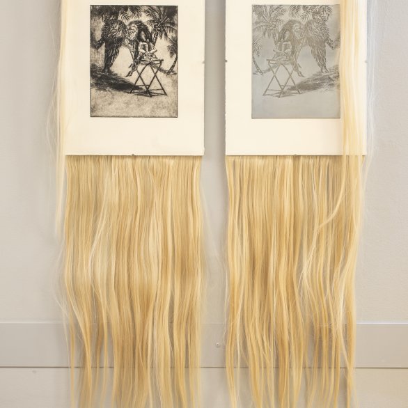 Blick in die Ausstellung „Drawing ‚Exposure‘“ © GDKE Landesmuseum Mainz, Foto: A. Garth