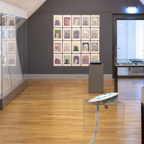 Blick in die Ausstellung „Drawing ‚Exposure‘“ © GDKE Landesmuseum Mainz, Foto: A. Garth