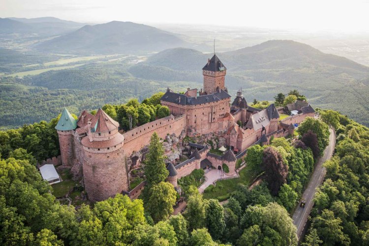 Du château du Haut-Koenigsbourg découvrez un panorama exceptionnel © Tristan Vuano