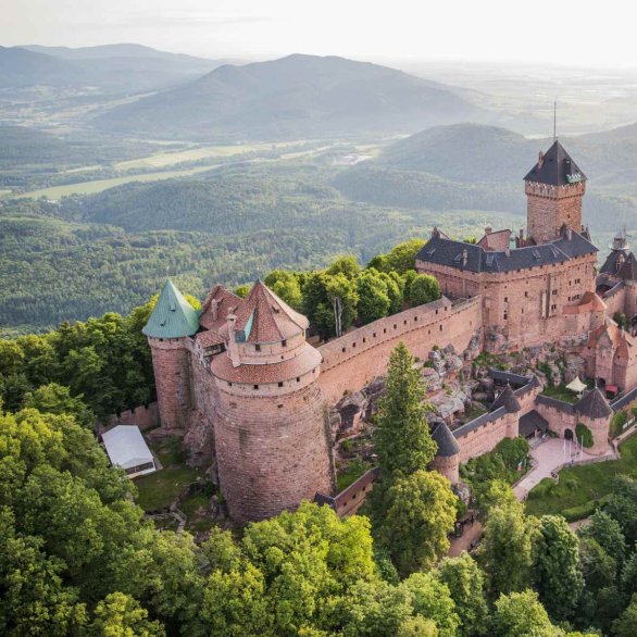 From the castle of Haut-Koenigsbourg discover an exceptional panorama © Tristan Vuano