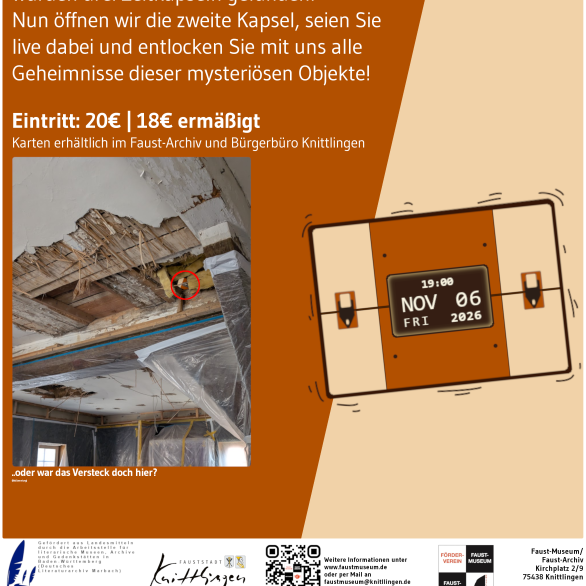 Plakat Faust in der Zeitkapsel II