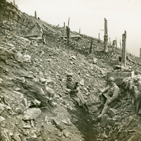 Chasseurs du 68e BCA au Hartmannswillerkopf