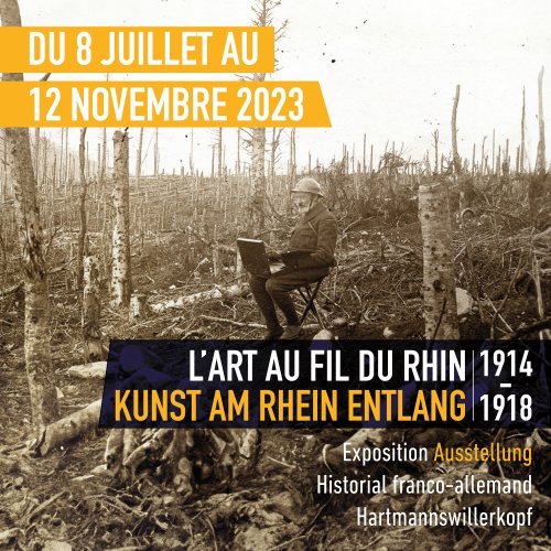 Affiche - L'Art au fil du Rhin 1914-1918