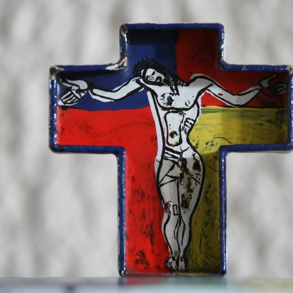 Croix peinte par Le Corbusier