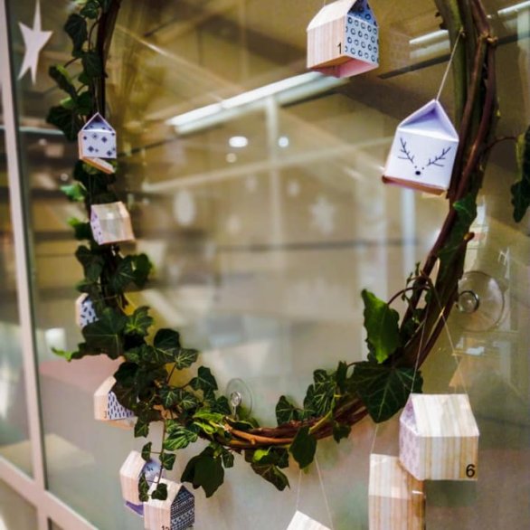Atelier de Noël : Couronne calendrier de l'Avent en duo (à partir de 9 ans)