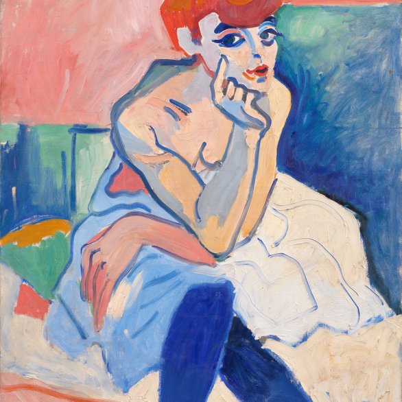 André Derain, Femme en chemise, 1906, Statens Museum for Kunst, Copenhagen