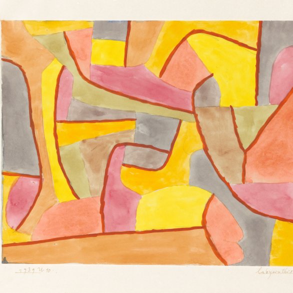 Paul Klee (1879 − 1940) Labyrinthischer Park, 1939, 270 Aquarell und Bleistift auf Papier auf Karton 20,9 x 29,7 cm Zentrum Paul Klee, Bern, Depositum aus Privatbesitz, Schweiz