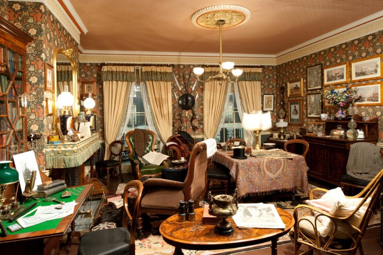 Sherlock Holmes - Wohnzimmer Baker Street 221 B