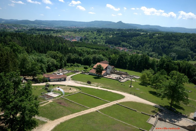 Villa-Rustica Hechingen-Stein (Blick von Norden)
