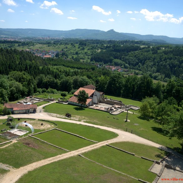 Villa-Rustica Hechingen-Stein (Blick von Norden)