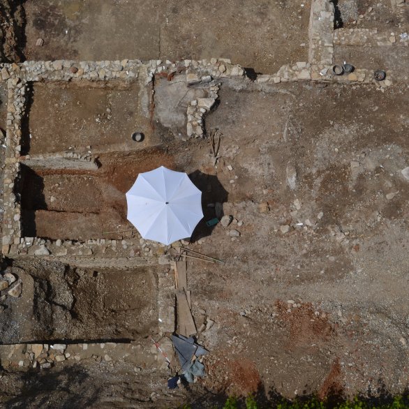 Ausgrabungen in der Schlüsselstraße in Neuenburg am Rhein
