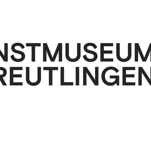 Logo Kunstmuseum Reutlingen, schwarze Buchstaben auf weißem Hintergrund