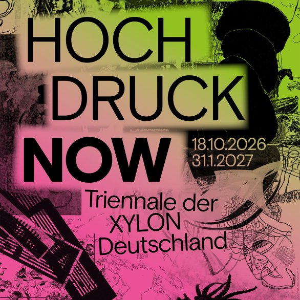 Gestaltung in rosa und neon grün.