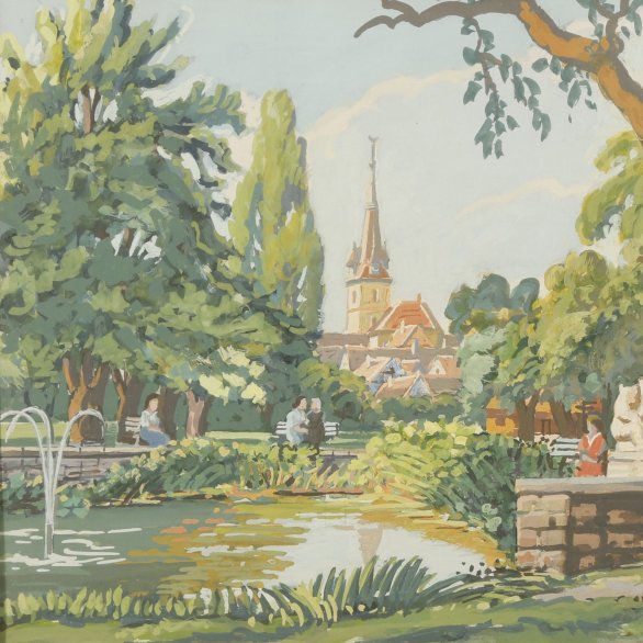 Otto Hofer-Bach, Im Stadt Park Kornwestheim