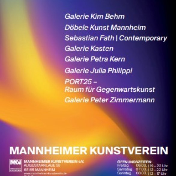 31. Galerientage im Mannheimer Kunstverein